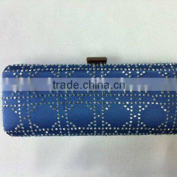 factory sell evening clutch bag blue