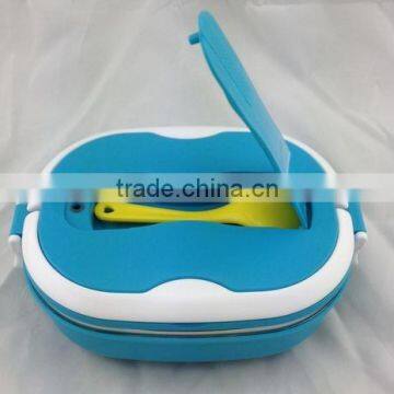 CCLB-S006-1 Hot Promotion heated Lunch Box with spoon (Accept OEM)