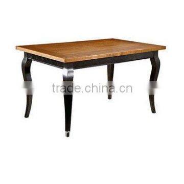 DT-4016 Antique Oak Furniture Malaysian Wood Dining Table Sets