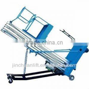 Portable lift table/ Single mast lift platform/ Small man lift