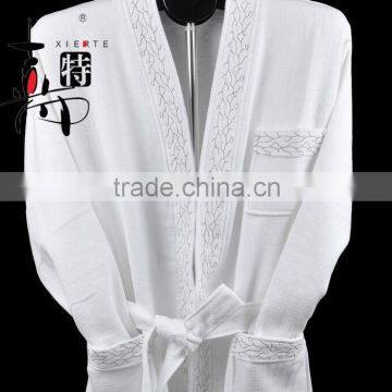 100% cotton jacquard bathrobe for 5 star hotel