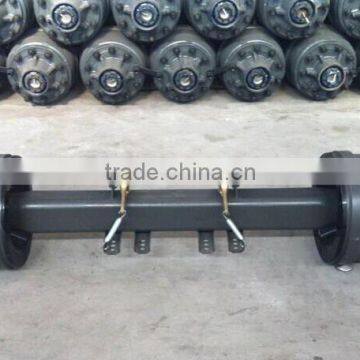 Semi Trailer Inboard Rear Drum Brake Axle, American and German Truck Parts Axle Series