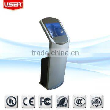 Modern design shopping mall 22 inch wifi touch screen kiosk wireless all in one machine