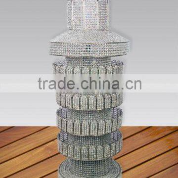 Crystal Pisa Tower Table Lamp