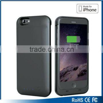 Hot Selling for Iphone 6 Plus Case Cover Battery 4000mAh 5V Power&sync Mfi CE RoHS FCC Certified photo-2