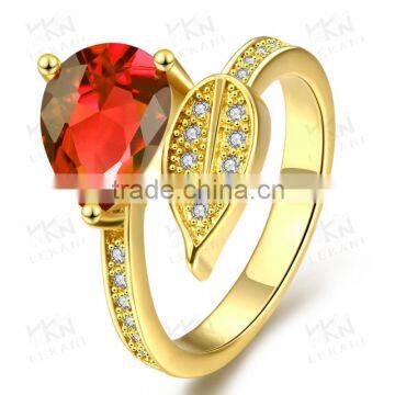 KZCR293 18K Gold Plated Jewelry Love Heart Ring photo-2