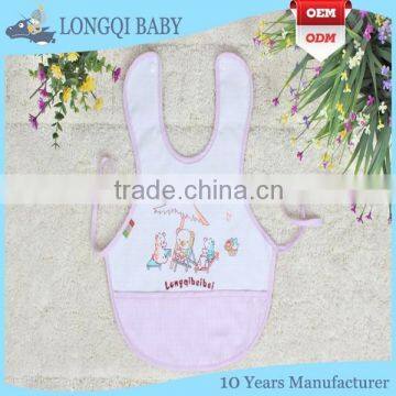 WZ-MS-029 Velvet Plain White Baby Body Bibs photo-3
