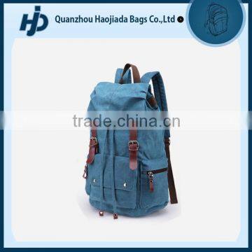 Large capacity outdoor leisure waterproof functional rucksack canvas