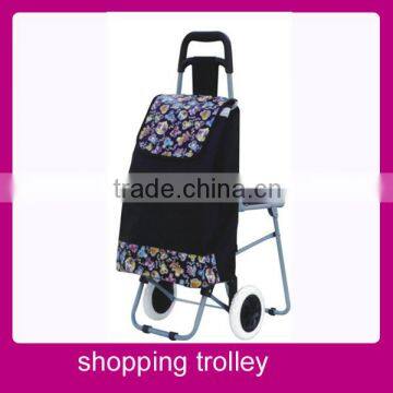 supermarket chair trolley