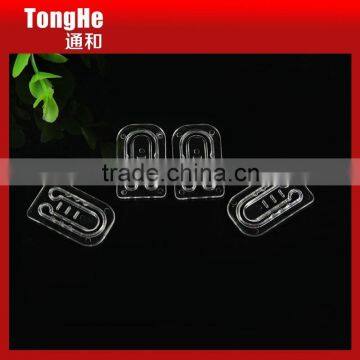 33mm Transparent Square Shape Plastic Shirt Clips photo-2