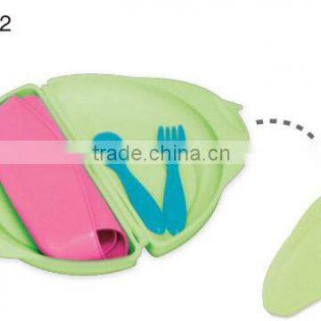 PM3322 China Wholesale Portable Plastic Baby Lunch Carrier Kit Baby Feeding Set photo-5