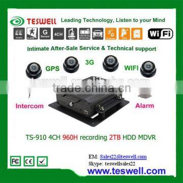 4 Channel School Bus Surveillance Kit With GPS 3G G-sensor for Fleet Management photo-2