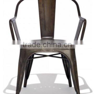 2016 New design Metal Dining Chair, Industrial style Espresso finish Dining Chair, French style Dining Chair, Restaurant Chairs