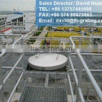 galvanized platform grating