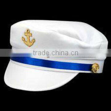 Machine Stitched Sailor Captain Hat Cap