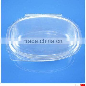 Clear plastic clamshell fruit packaging