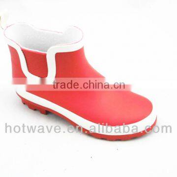 low cut women boots rubber boots