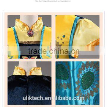 2015 China Factory Wholesale Popular Frozen Cosplay Dress Gown (Ulik-A0115) photo-3