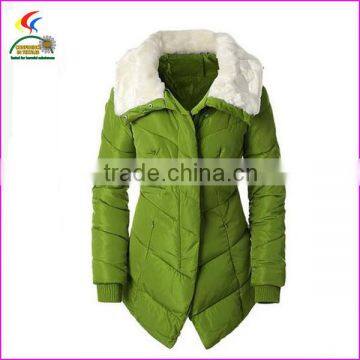 new design customized outdoor woman long down jacket