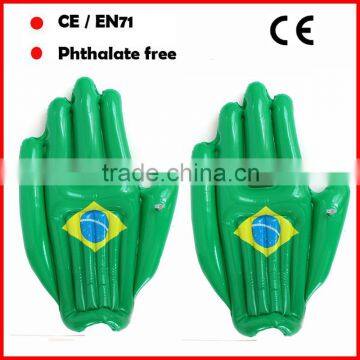Advertising PVC Inflatable Cheering Hand ,inflatable Finger Hand With Custom Logo Belgium Inflatable Hand for Promotion photo-3