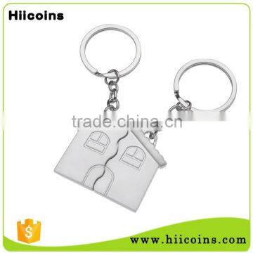 China Manufacturers Wholesale House Sheaped Keychain keyring