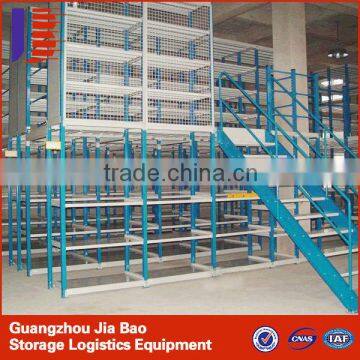 guangzhou jiabao high quality warehouse steel mezzanine racking