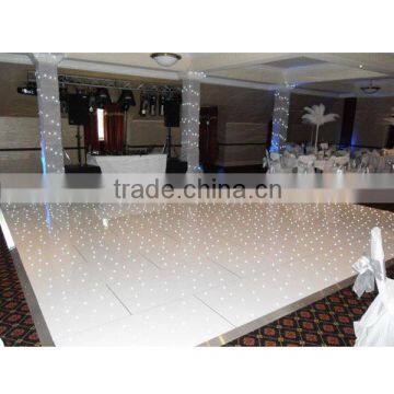 Portable black and white dance floor easy assemble