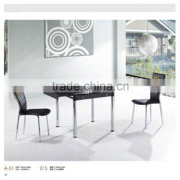 black simple table bases for glass dining tops factory sell directly YY4