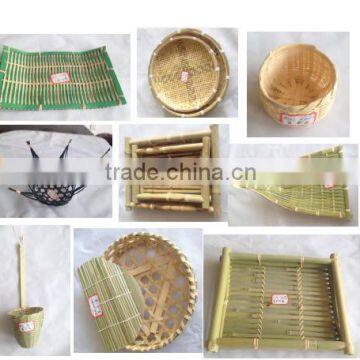 light weight bamboo basket high quality oval bamboo basket