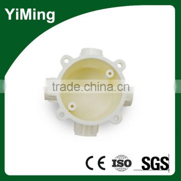 YiMing Electrical PVC Four Way Circular Box