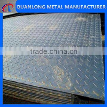 S235JR Hot rolled mild steel ms chequered plate