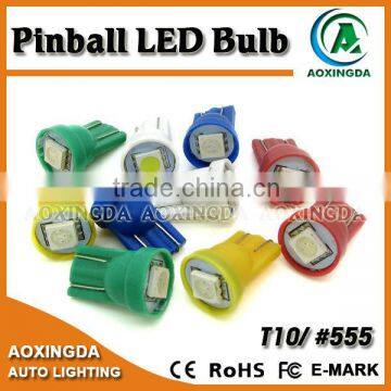 5050 1 LED Wedge Base T10 194 555 Pinball LED Bulb