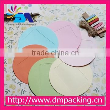 round offset paper folded photo display frame