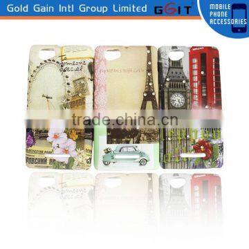 Colorful Tower UV Printing TPU With Diamond Case for LG Nexus 4 E960 photo-1