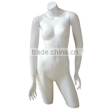 High qualtiy half body Female mannequin headless and no feet