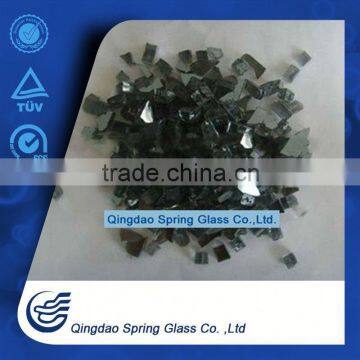 Crushed Grey Glass For Landscaping Factory Price