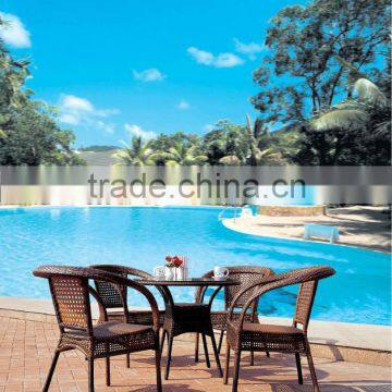 Rattan furniture table set