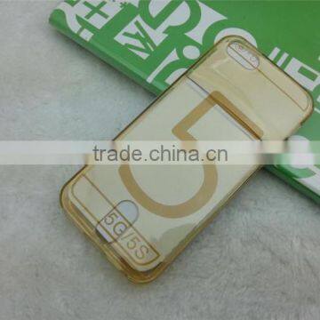 Ultra Thin for Iphone 6 Case Transparent TPU Cases With Card Slot