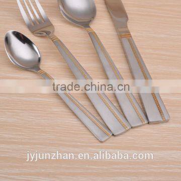 Promotion Cutlery set of food certificate made in Jieyang Junzhan and low price