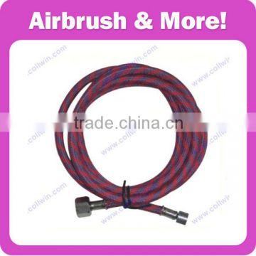 Braided Airbrush Hose For Airbrush and Compressor Connect. Coupler: 1/8"-1/8" Length: 1.8m Dia.: 7 x 4mm