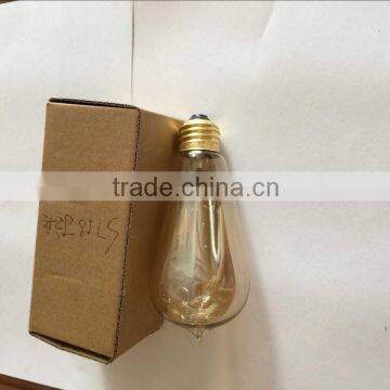 Brand new ST58 antique lamp edison bulb, antique street light poles with high quality