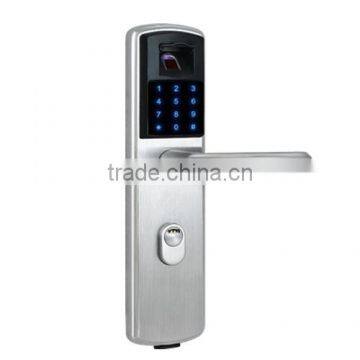 stainless steel touch screen biometric fingerprint door lock