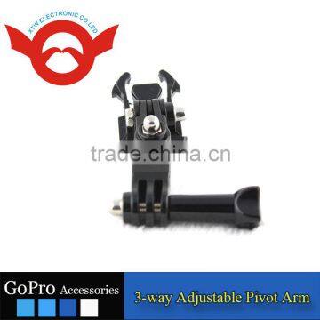 3-way Adjustable Pivot Arm for Gopro Hero 2/3/3+/4/4 Session photo-3