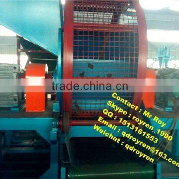Automatic waste tire recycling line tire steel removing