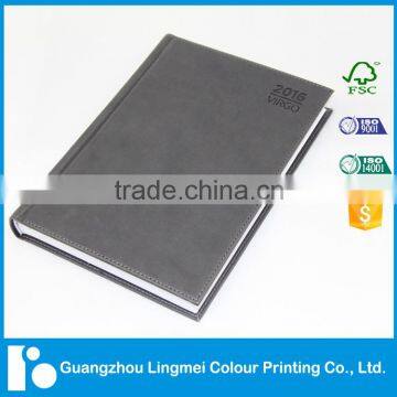 Personalized Soft Leather Cover Fsc Paper Notebooks Printing