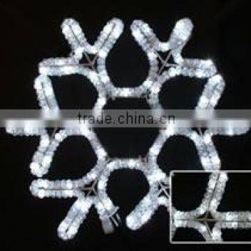 2D Snowflake Shaped Led Rope Light Motifchristmas Decoration Light for Outdoor Use photo-4