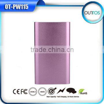 aluminum 6000mah power bank portable personalize