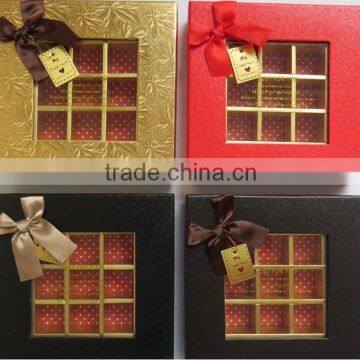 Wholesale Special Paper Chocolate Box With Ribbon