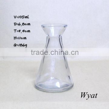 100ml sake glass wine bottle 3oz glass beverage bottle tapered glass bottle