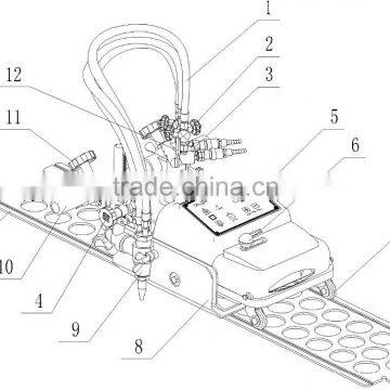 New Straight Line Gas Flame Cutter Machine photo-2